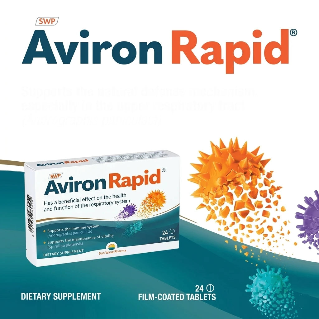 Aviron Rapid 24 Tablets - Humic Acid, Spirulina & Andrographolide