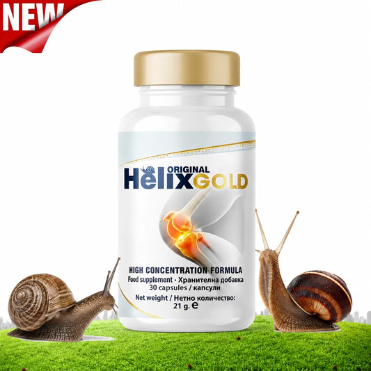 Helix Original Gold snail extract food supplement 30 capsules